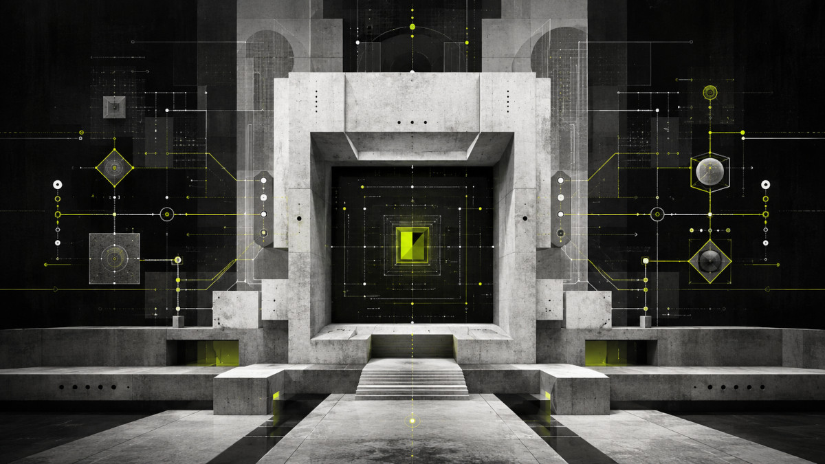 abstract portal