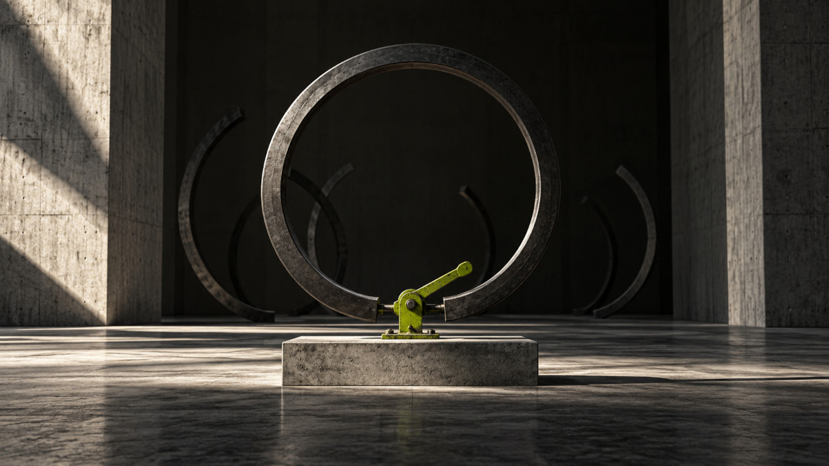 abstract loop in stand